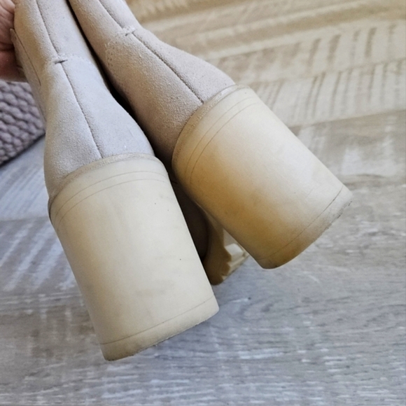 Dolce Vita Caster H2O Women's Suede Block Heel Ankle Boots - Picture 7 of 12